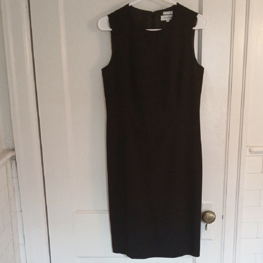 Calvin Klein Classic Black Midi Dress